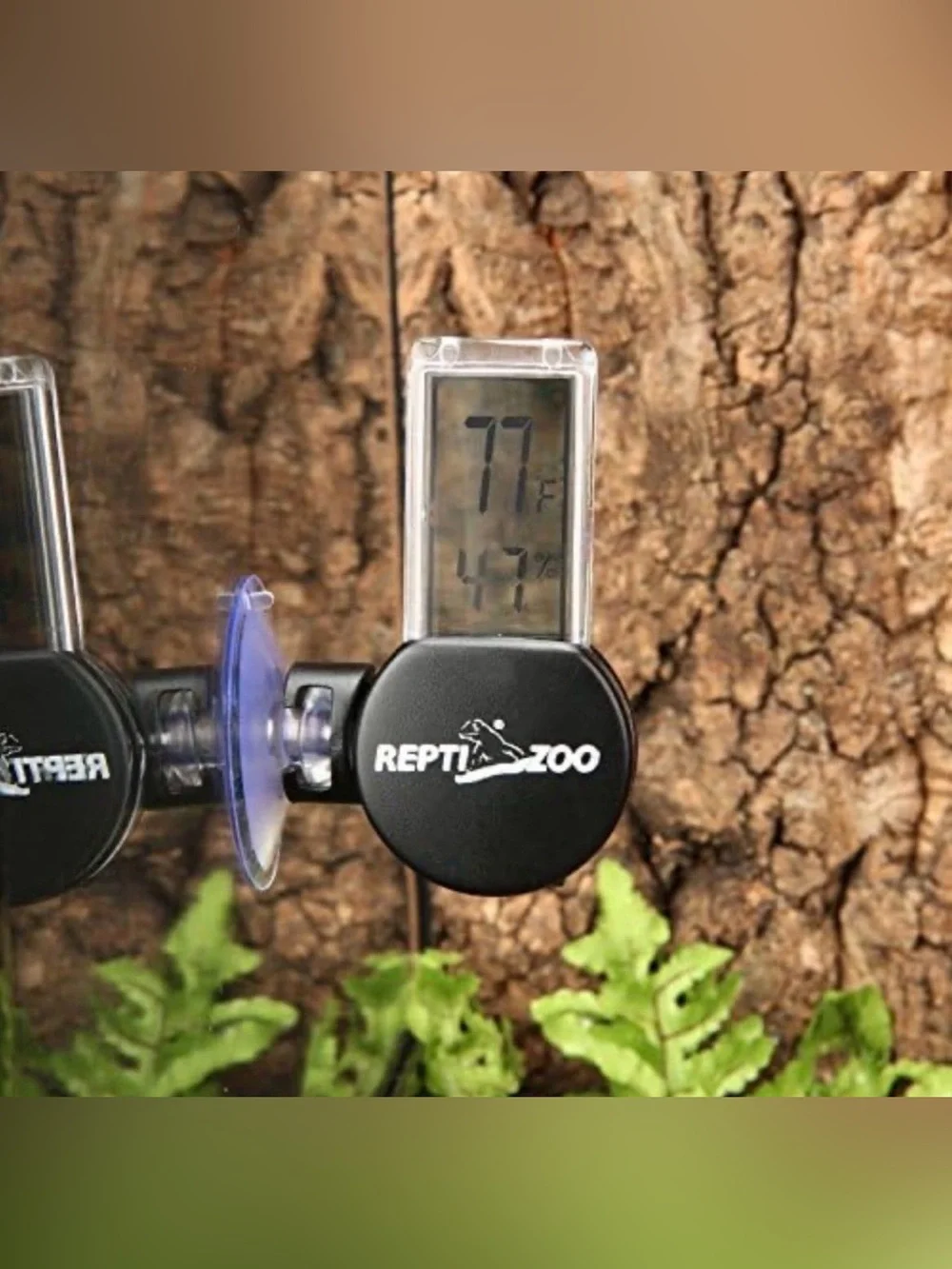 REPTI ZOO Reptile Terrarium Thermometer Hygrometer Digital Di